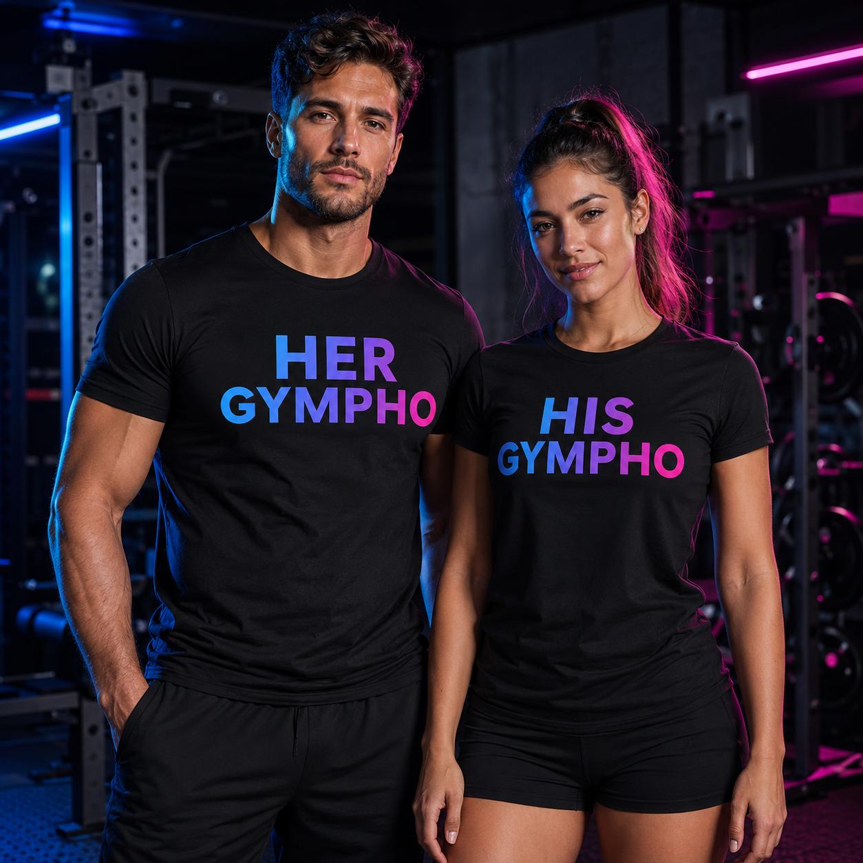 HIS GYMPHO. HER GYMPHO. apparel concept